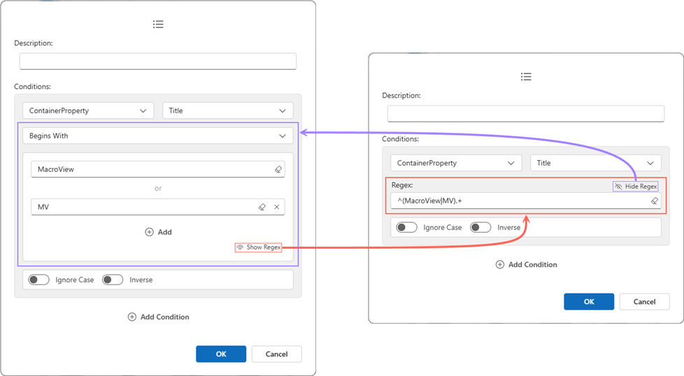 dmsnext-2511-options-treeview-nodevisibility-filters-addnew-showhideregex.png